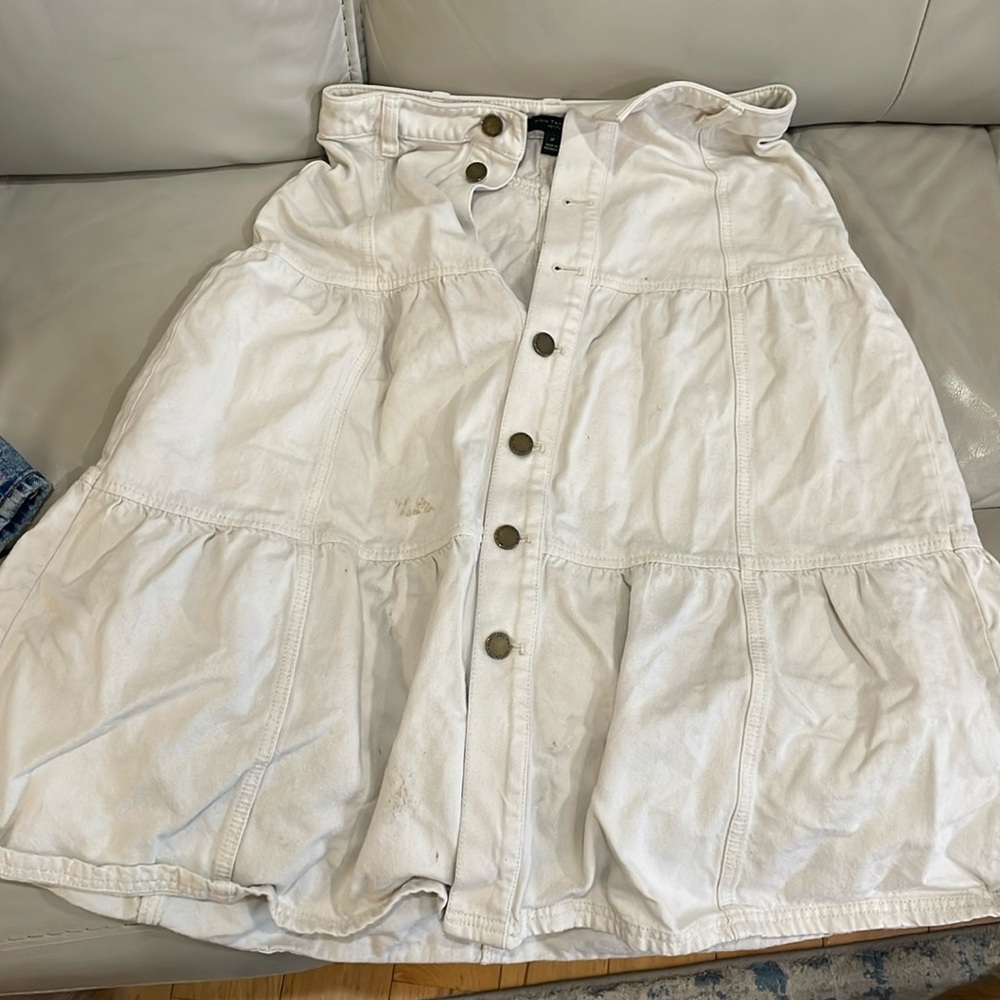 Anne Taylor Beige Skirt